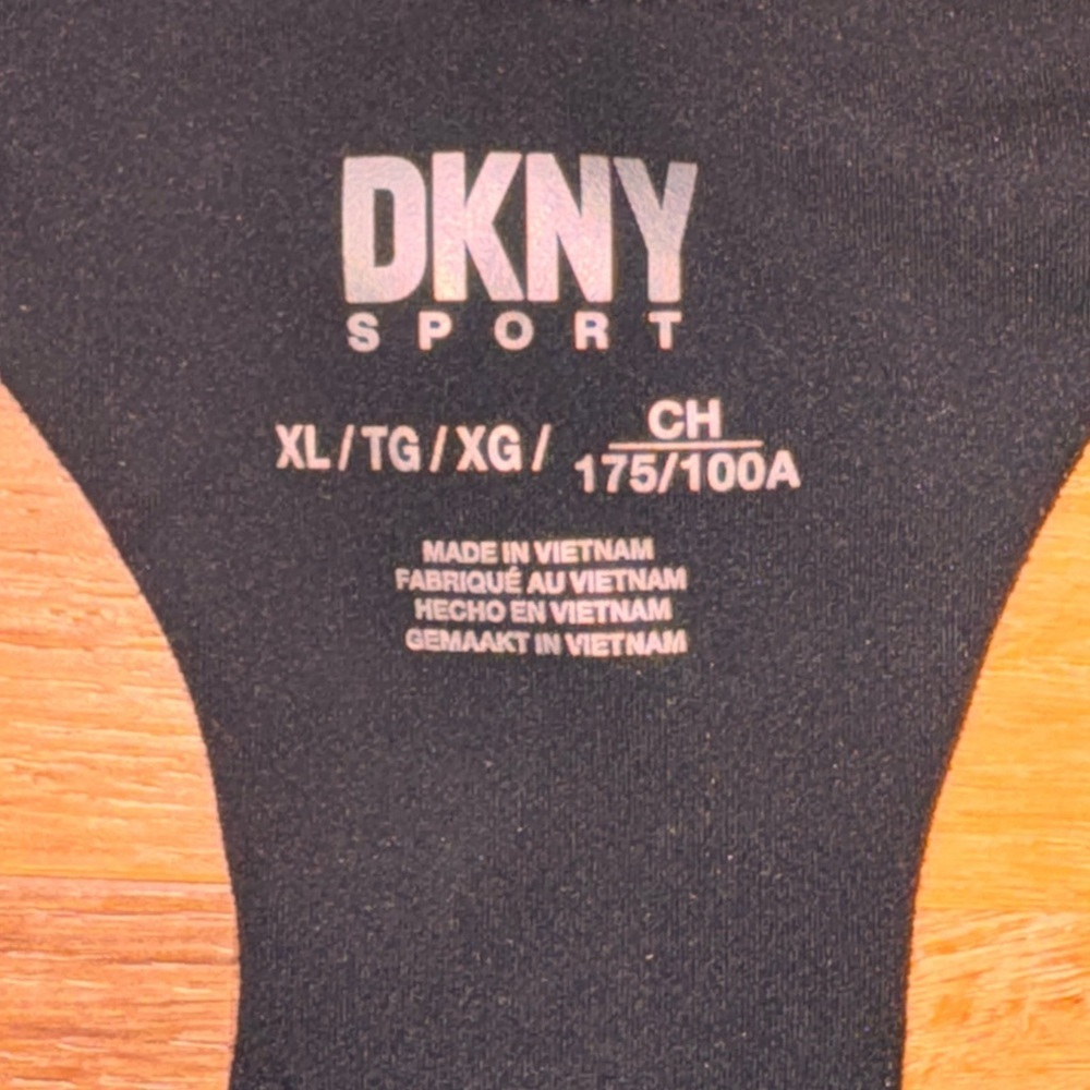 DKNY Midnight Black Sports Bra - Picture 2 of 4